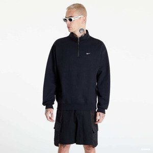 Mikina Nike Solo Swoosh Men's 1/4-Zip Top Black/ White XL
