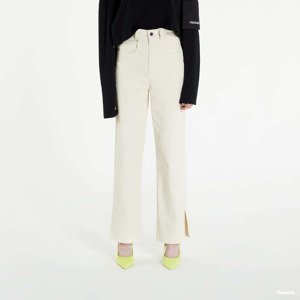 Sixth June Slit Wide Leg Pants Cream