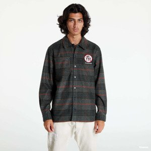 PLEASURES Surfing Flannel Green