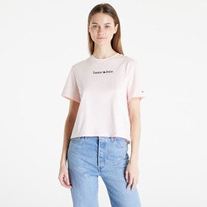 TOMMY JEANS Classic Serif Linear T-Shirt Pink