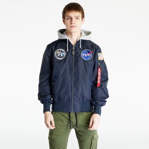 Alpha Industries MA-1 Zip Hood Apollo Rep Blue