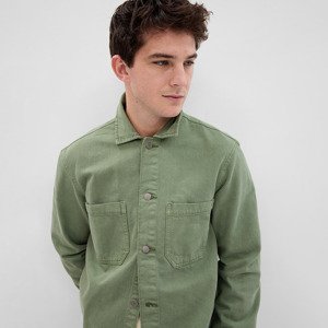 GAP Denim Utility Overshirt Twig