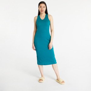 Šaty Urban Classics Ladies Midi Sleeveless Rib Dress Watergreen S