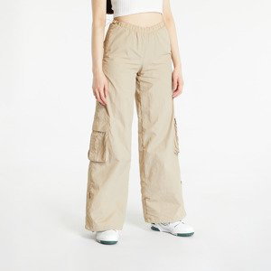 Kalhoty Urban Classics Ladies Wide Crinkle Nylon Cargo Pants Concrete M