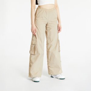 Kalhoty Urban Classics Ladies Wide Crinkle Nylon Cargo Pants Concrete S