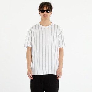 Tričko Urban Classics Heavy Oversized AOP Stripe Tee White/ Navy L