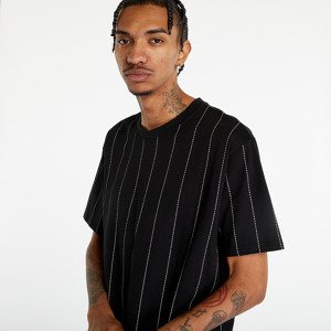 Tričko Urban Classics Oversized Pinstripe Tee Black M