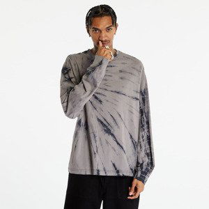 Tričko Urban Classics Boxy Tye Dye LS Black/ Asphalt L