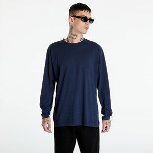 Tričko Urban Classics Heavy Oversized Garment Dye Longsleeve Dark Blue S