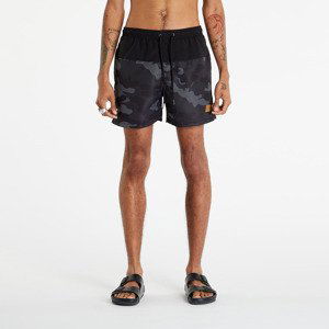 Plavky Urban Classics Block Swim Shorts Black/ Dark Camo S