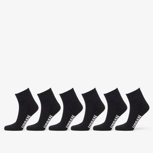 Ponožky Urban Classics High Sneaker Socks 6-Pack Black 39-42