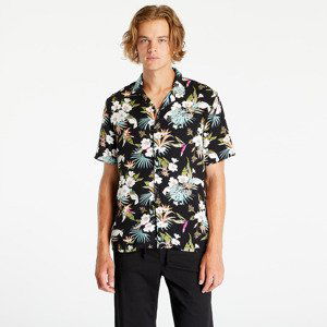 Košile Urban Classics Viscose AOP Resort Shirt Blacktropical L