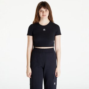 adidas Essentials Rib Tee Black