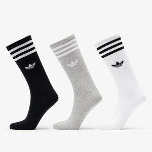 Ponožky adidas High Crew Sock White/ Mgreyh/ Black S