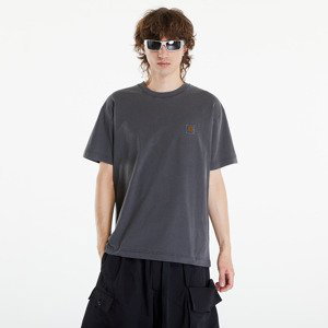 Tričko Carhartt WIP Nelson Short Sleeve T-Shirt UNISEX Charcoal Garment Dyed L