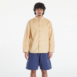 Nike Life Men's Long-Sleeve Oxford Button-Down Shirt Sesame/ Sesame/ Sesame