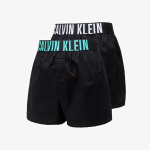 Trenky Calvin Klein Cotton Stretch Slim Trunks 2-Pack Black S