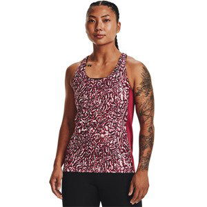 Under Armour Fly By Printed Tank Black Rose