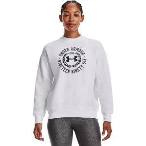 Under Armour Rival Fleece Crest Grp Crew White