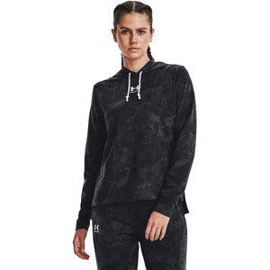 Under Armour Rival Terry Print Hoodie Black