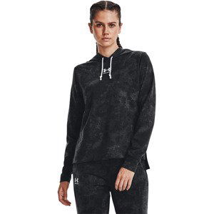 Mikina Under Armour Rival Terry Print Hoodie Black XL