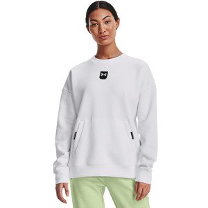 Under Armour Summit Knit Oversize Crew White