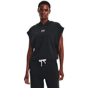 Under Armour Rival Terry Ss Hoodie Black