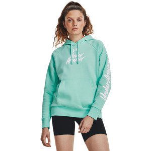 Under Armour Rival Fleece Graphic Hdy Neo Turquoise