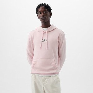 Mikina GAP French Terry Pullover Mini Logo Hoodie Light Peony L