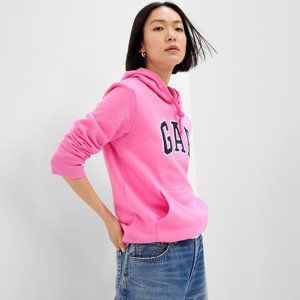 GAP Pullover Logo Hoodie Standout Pink