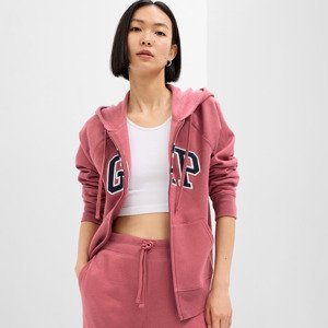 GAP Fullzip Logo Hoodie Dry Rose