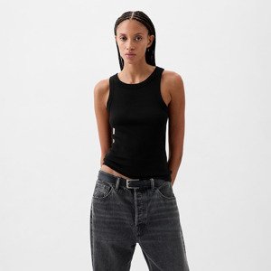 GAP Modal Rib Halter Black