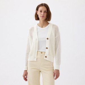 GAP Longsleeve Crochet Cardigan New Off White