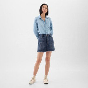 Sukně GAP Denim Mini Skirt Dark Wash W28