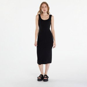 Šaty Urban Classics Ladies Rib Top Dress Black XL