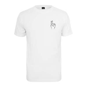 Tričko Urban Classics Easy Sign Tee White S