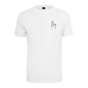 Tričko Urban Classics Easy Sign Tee White XS