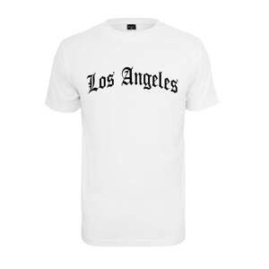 Tričko Urban Classics Los Angeles Wording Tee White S