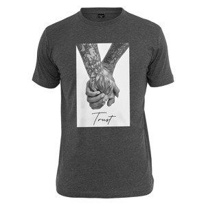 Tričko Urban Classics Trust 2.0 Tee Charcoal L