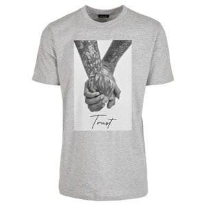 Tričko Urban Classics Trust 2.0 Tee Heather Grey XXL