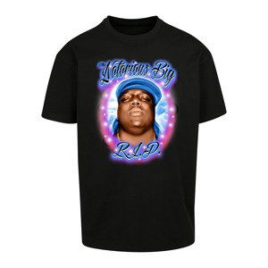 Tričko Urban Classics Biggie R.I.P Tee Black M