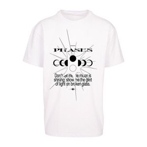 Tričko Urban Classics Moon Phases Tee White M