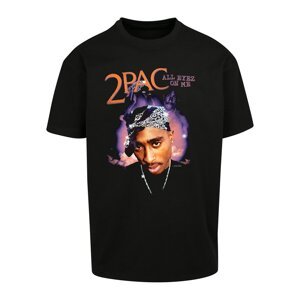 Tričko Urban Classics Tupac All Eyez On Me Anniversary Oversize Tee Black S