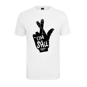 Tričko Urban Classics Oh Shit Tee White S