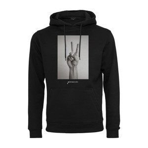 Mikina Urban Classics Peace Sign Hoody Black L