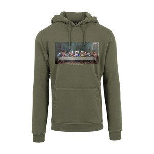 Mikina Urban Classics Can't Hang With Us Hoody Olive XS