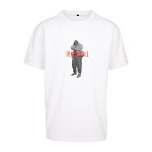 Tričko Urban Classics Biggie Smalls Tee White XL