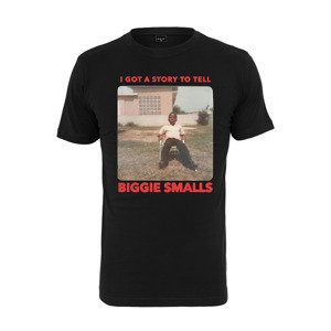 Tričko Urban Classics Biggie Old Photo Tee Black S