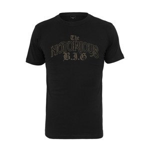 Tričko Urban Classics The Notorious BIG Logo Tee Black S