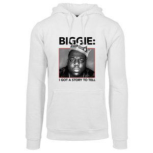 Mikina Urban Classics Biggie Crown Hoody White XL